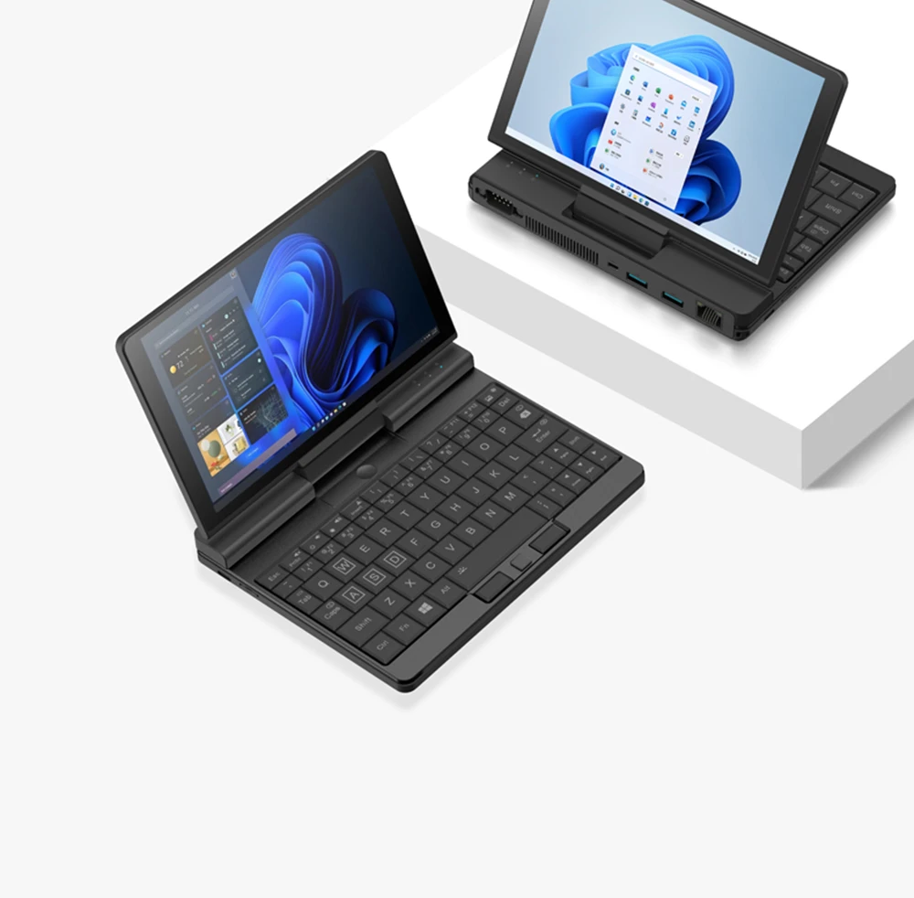 Un mini ordinateur portable Netbook A1 Pro Intel Core i7-1160G7 16 Go 512  Go Noir