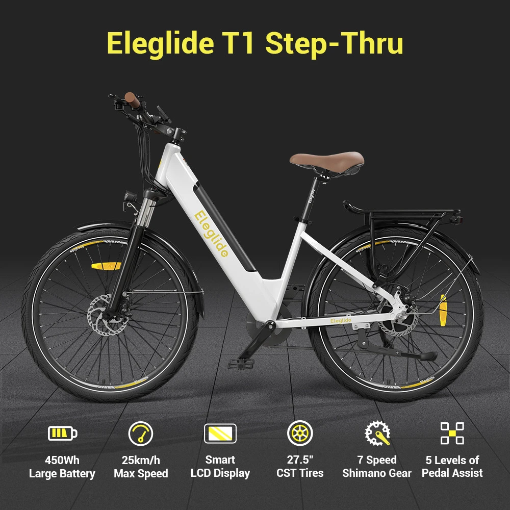 Buy Eleglide T1 Step Thru Electric Bike Online Pogo Cycles