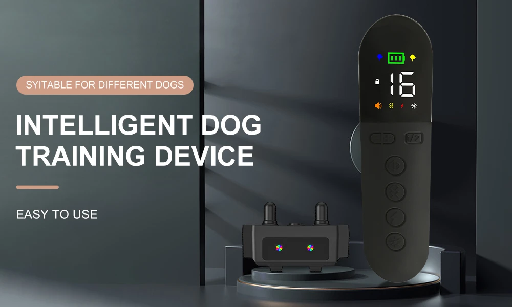 T15 Intelligent Dog Training Device with Two-Color Light Design, Ultrasonic Dog Training & Anti Barking Device