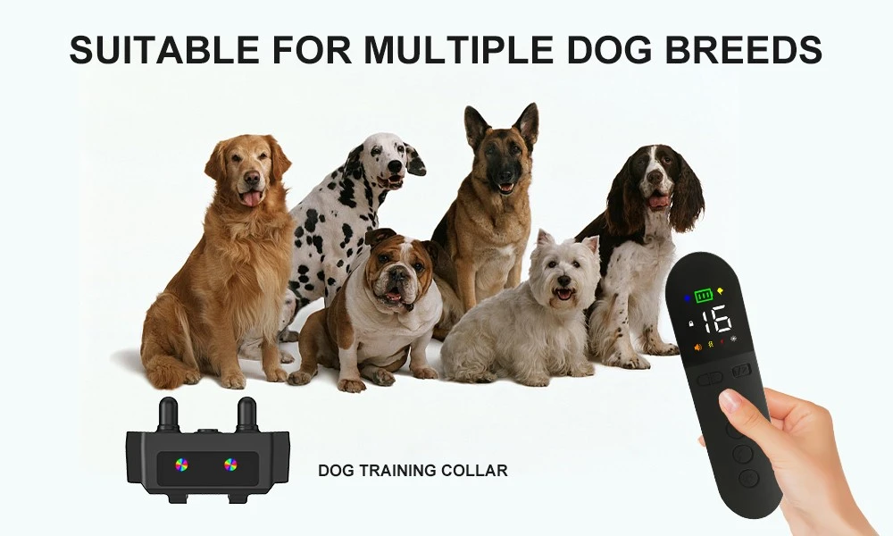 T15 Intelligent Dog Training Device with Two-Color Light Design, Ultrasonic Dog Training & Anti Barking Device