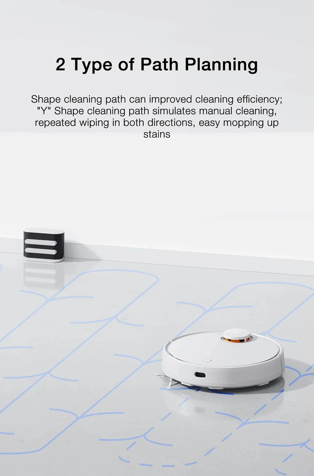 Xiaomi Mijia 3C Smart Robot Vacuum Cleaner Sweeping Mopping LDS Navigation 4000Pa Suction 2600mAh with APP Control