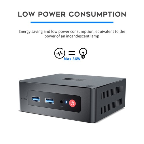 Beelink MINI S Mini PC Intel N5095 8GB RAM 128GB SSD EU Adapter