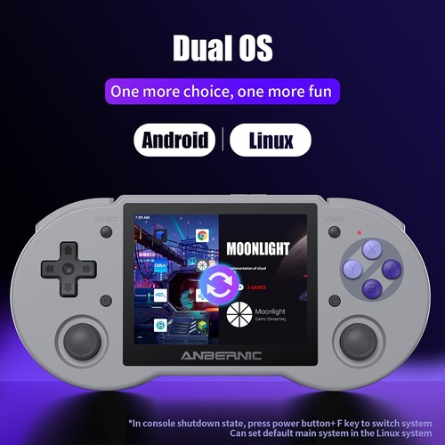 ANBERNIC RG353P Game Console Android 32GB Linux 16GB TF 64GB