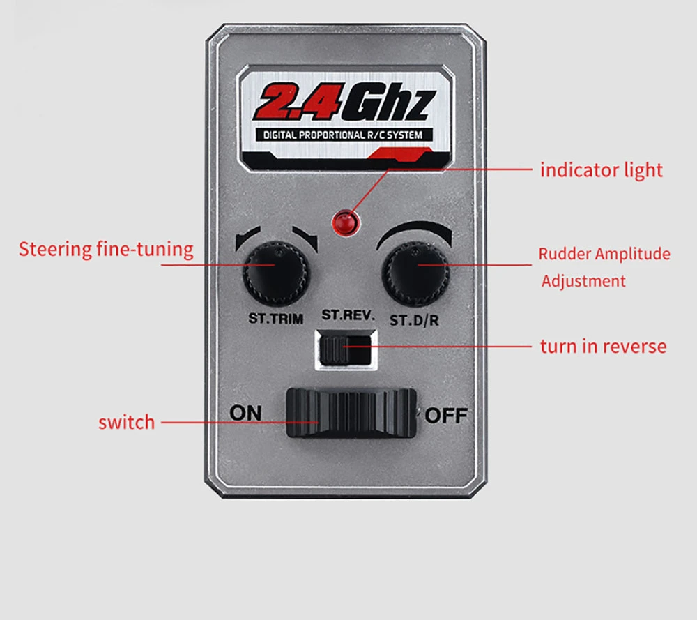 JJRC Q117 F 1:16 2.4G 4WD 35KM/H Drift Car Full Proportional Control with Angle Head Light - Red