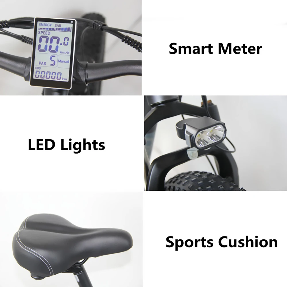 PHILODO H4 faltbares Step-Thru Fat Bike 20 Zoll 48V 13Ah abnehmbarer Akku 250W Motor 25km/h Doppelbremsen – Weiß