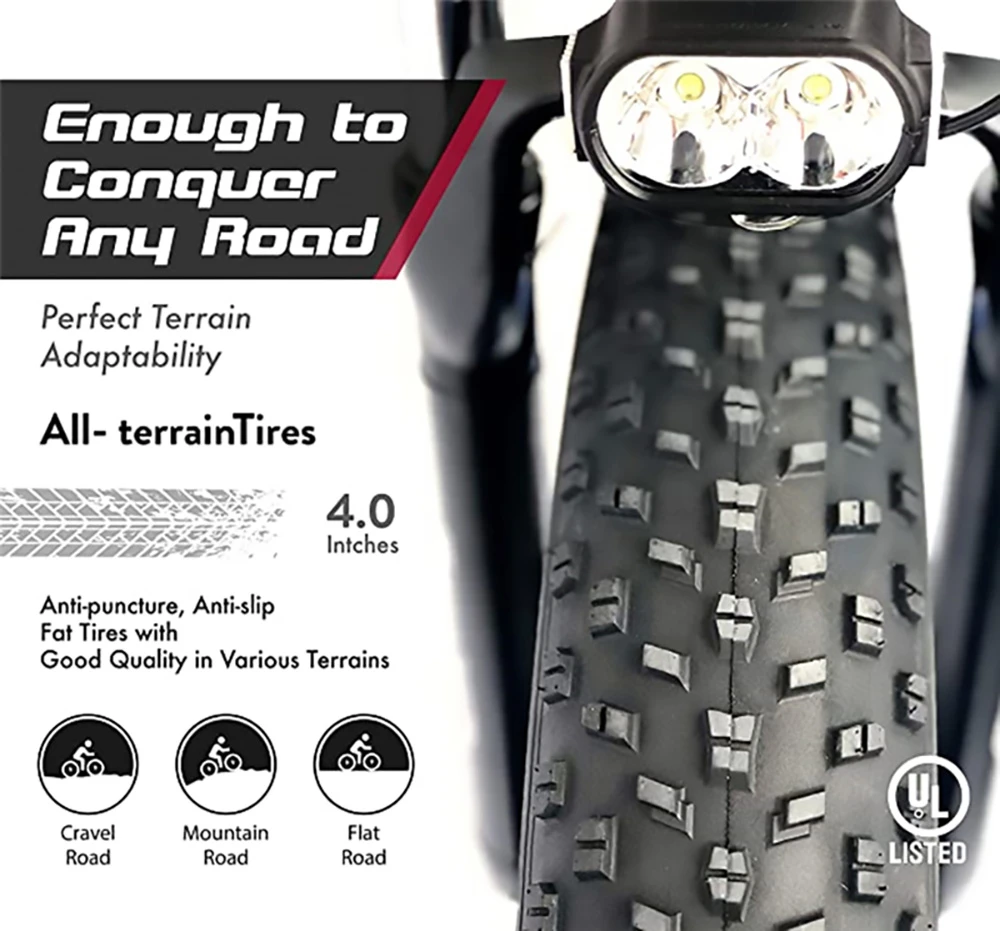 PHILODO H4 faltbares Step-Thru Fat Bike 20 Zoll 48V 13Ah abnehmbarer Akku 250W Motor 25km/h Doppelbremsen – Weiß