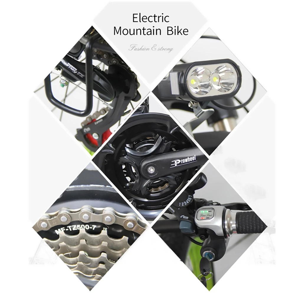 PHILODO H4 faltbares Step-Thru Fat Bike 20 Zoll 48V 13Ah abnehmbarer Akku 250W Motor 25km/h Doppelbremsen – Weiß