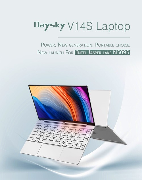 Daysky V14S Laptop 14.1 Inch Intel Celeron N5095 12GB RAM