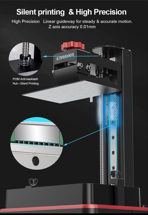 KINGROON KP6 Mono LCD Resin 3D Printer