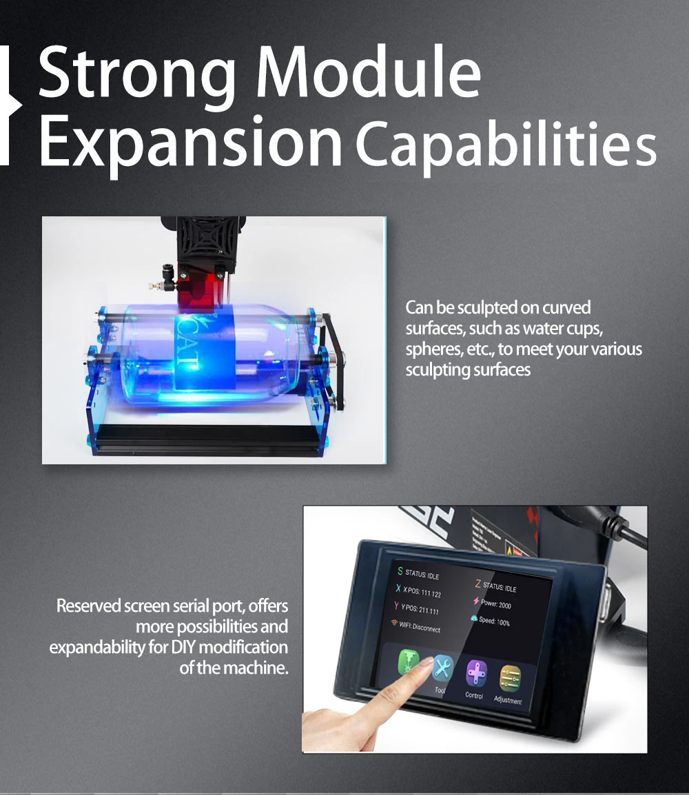 TWO TREES TS2 10W Laser Engraver Cutter, Auto Focus, 32Bit Mainboard, APP Control, Offline Engraving, 450mm*450mm