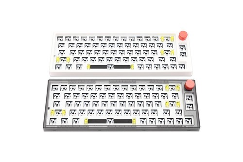 DUKHARO VN66 66 Keys Mechanical Gaming Keyboard DIY Kit White
