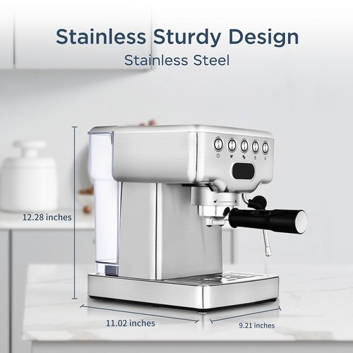 Geek Chef GCF20E 20 Bar Espresso Maker Coffee Machine