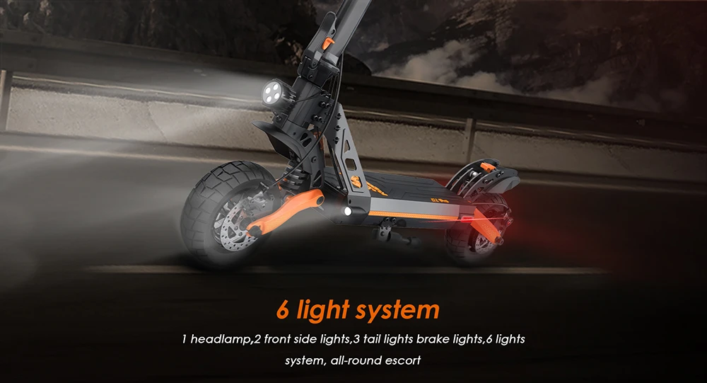 KuKirin G2 Pro Electric Scooter 600W Motor 48V 15Ah Battery 3 Speeds 120kg Load Front and Rear Disc Brakes
