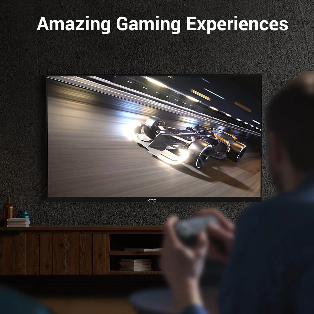 KTC H27T22 Gaming-Monitor 27 Zoll 2560 x 1440 QHD 165 Hz schnelles IPS 1 ms Reaktionszeit 100 % sRGB HDMI2.0 DP1.2
