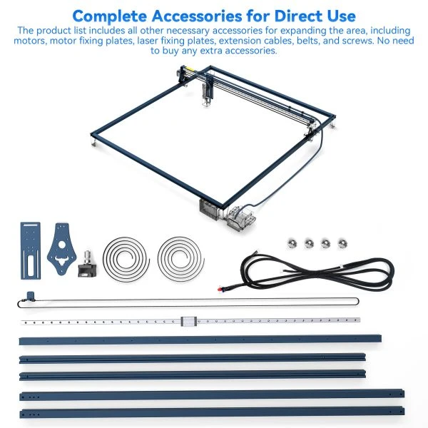 SCULPFUN S10 / S30 Series X in Y Axis Expansion Kit, območje za graviranje, razširljivo na 935 x 905 mm