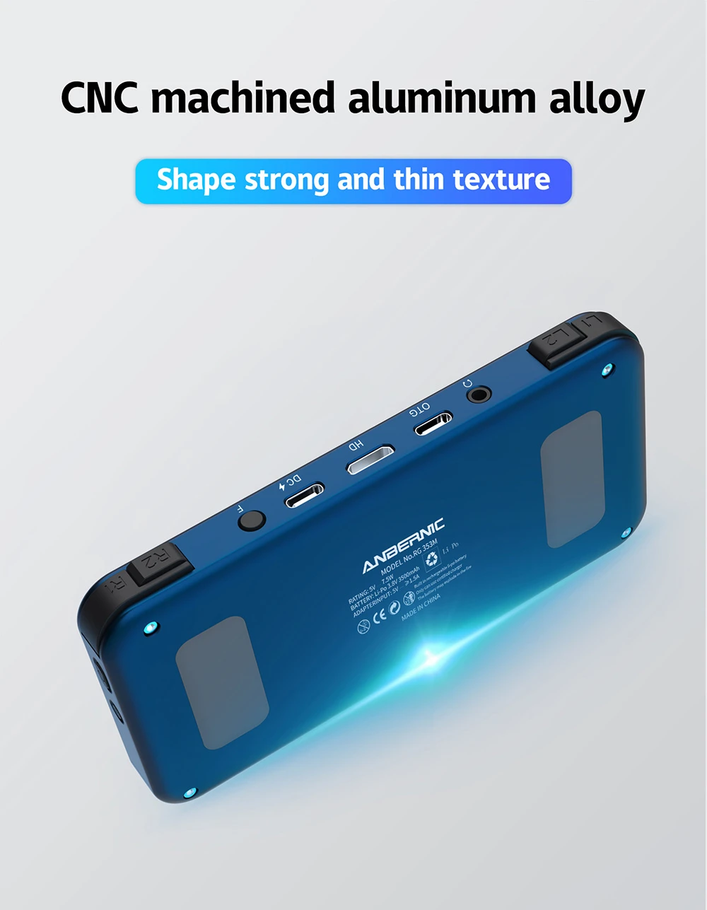 ANBERNIC RG353M ゲームコンソール 128GB TF カード (27000