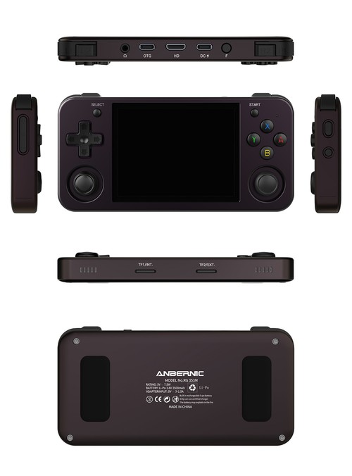 anbernic RG353m　パープル ANBERNIC RG353M 256GB Dual OS Portable Game Console Purple