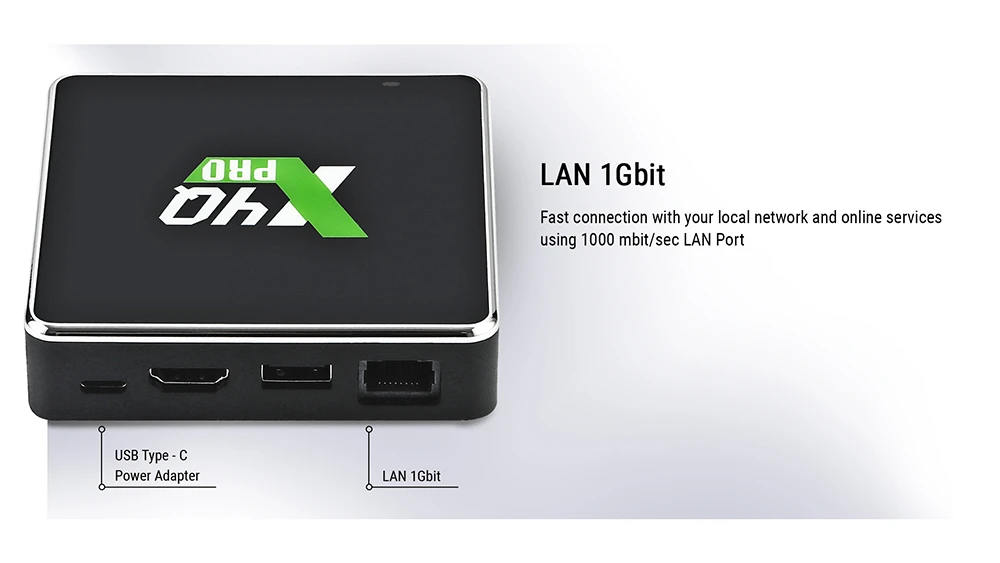 X4Q PRO Android 11 TV Box Amlogic S905X4 8K HDR 4GB/32GB TV BOX 2.4G+5G WiFi Bluetooth 5.1 1000M LAN - ΕΕ