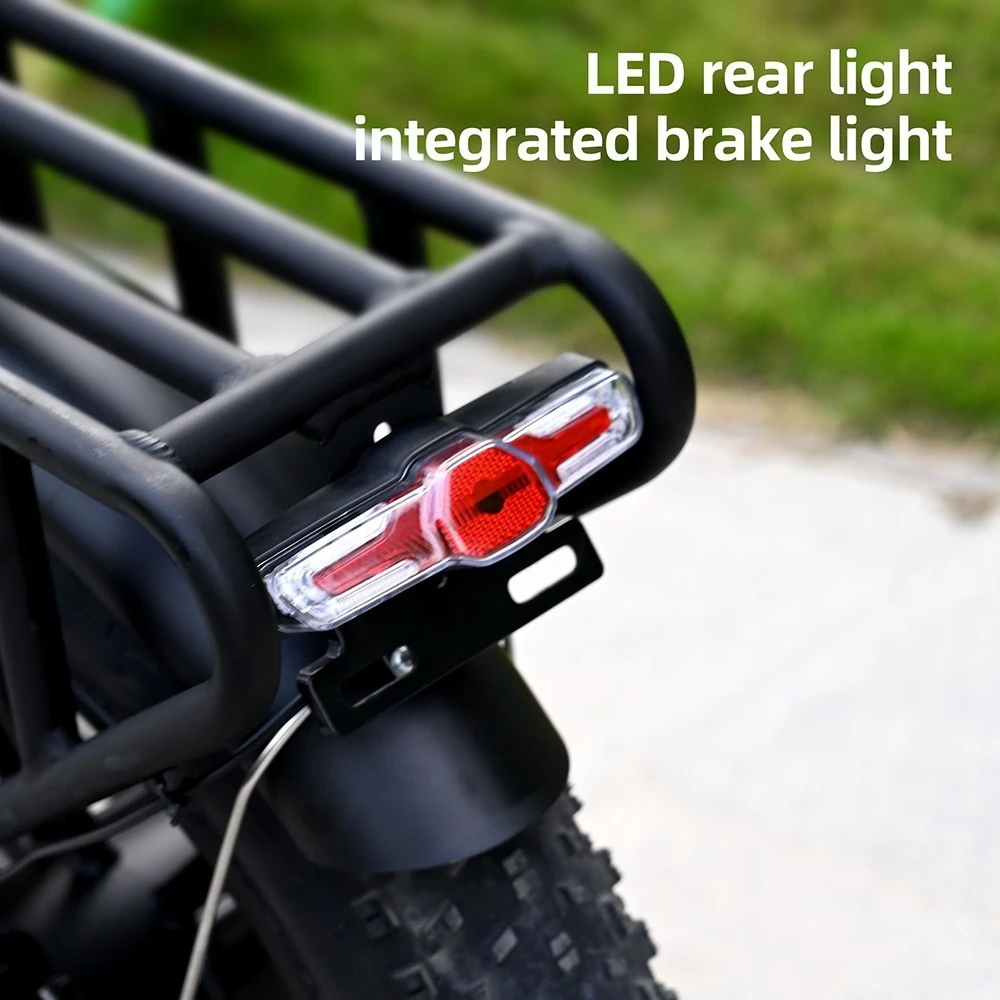 ENGWE X Bicicletă electrică pliabilă 20 * 4.0 inch Chaoyang Off-Road Anvelope groase Motor 250W E-Bike Baterie 48V 13Ah Viteză maximă 25 km/h Autonomie 100 km Frână cu disc dublu Sarcină maximă 150 kg - Negru