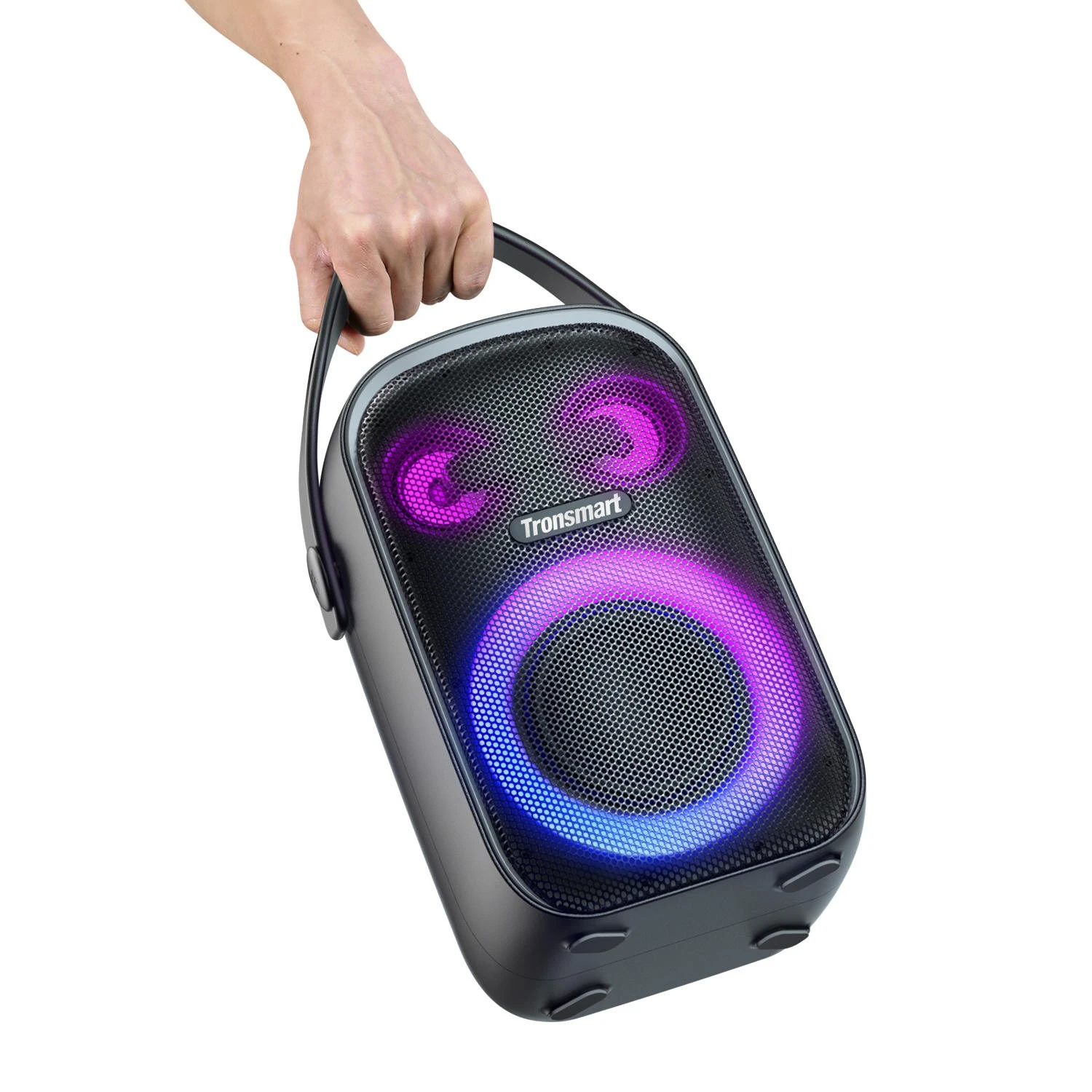 Tronsmart Halo 110 Bluetooth Speaker with Wired Karaoke Microphone, Supports Karaoke, 60W Superb Stereo Sound, Bluetooth 5.3, 18-Hour Playtime, IPX6 Waterproof, Black