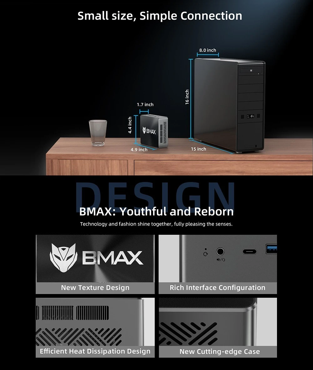 BMAX B7 Pro Mini PC - Core i5 procival jó áron 2