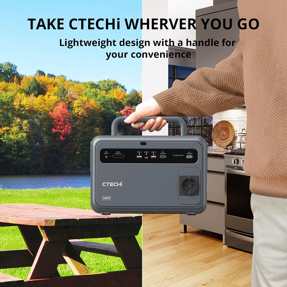 CTECHI ポータブル電源GT600 Amazon.co.jp: CTECHi ポータブル電源 600W 大容量 リン酸鉄