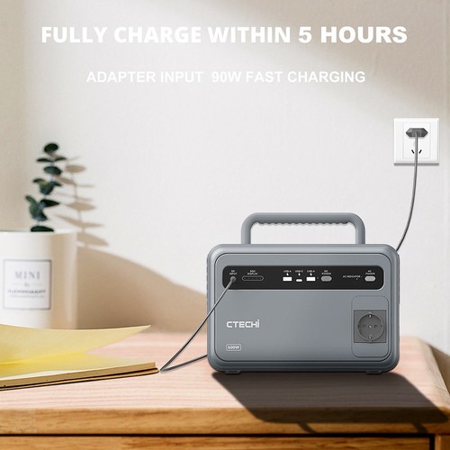 CTECHi GT600 600W 384Wh Portable Power Station