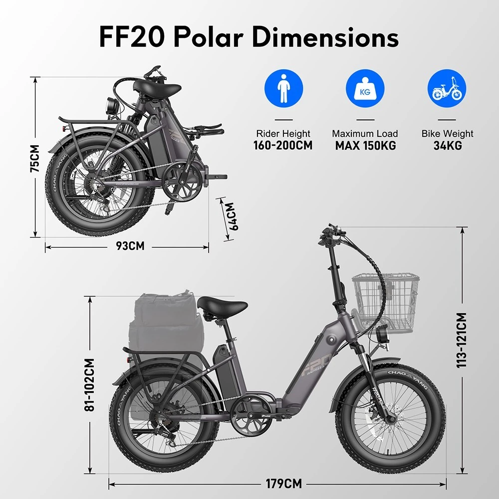 Bicicleta eléctrica Fafrees FF20 Polar