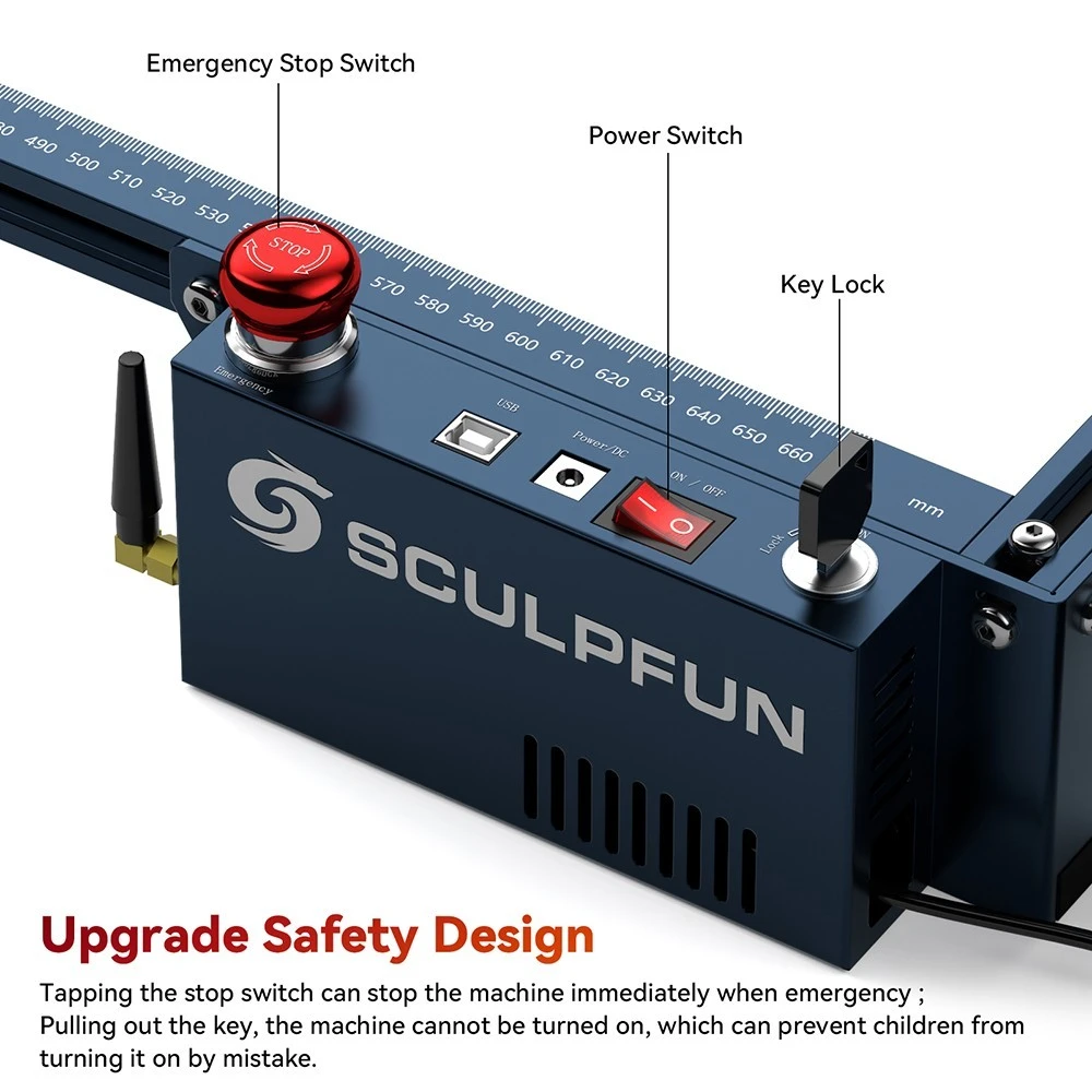 Лазерный резак SCULPFUN S30 Ultra мощностью 33 Вт
