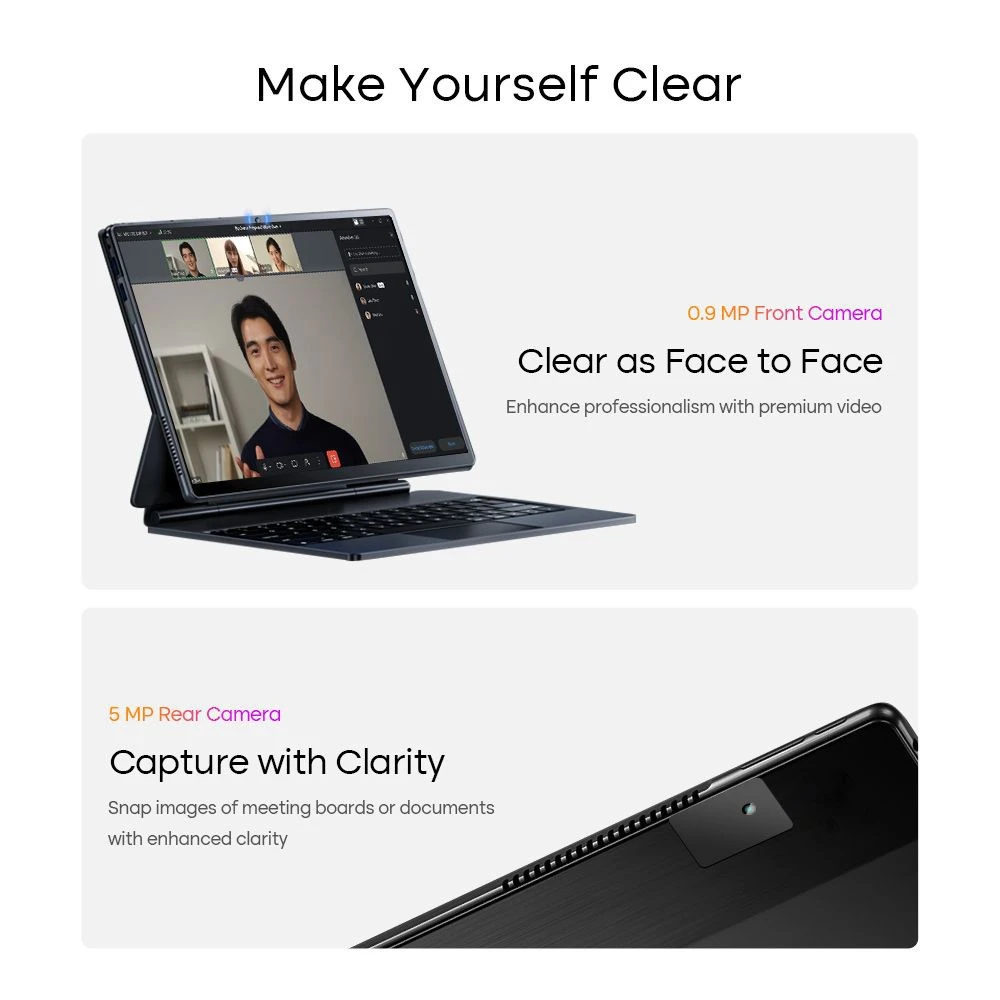 DERE T30 PRO 2-in-1 Laptop 13 inch 2K IPS Touch Screen, Tablet PC/Magic Keyboard + Stylus Pen, 16GB DDR4 512GB SSD Windows 11 Pro, 2.4G & 5G WiFi - Green