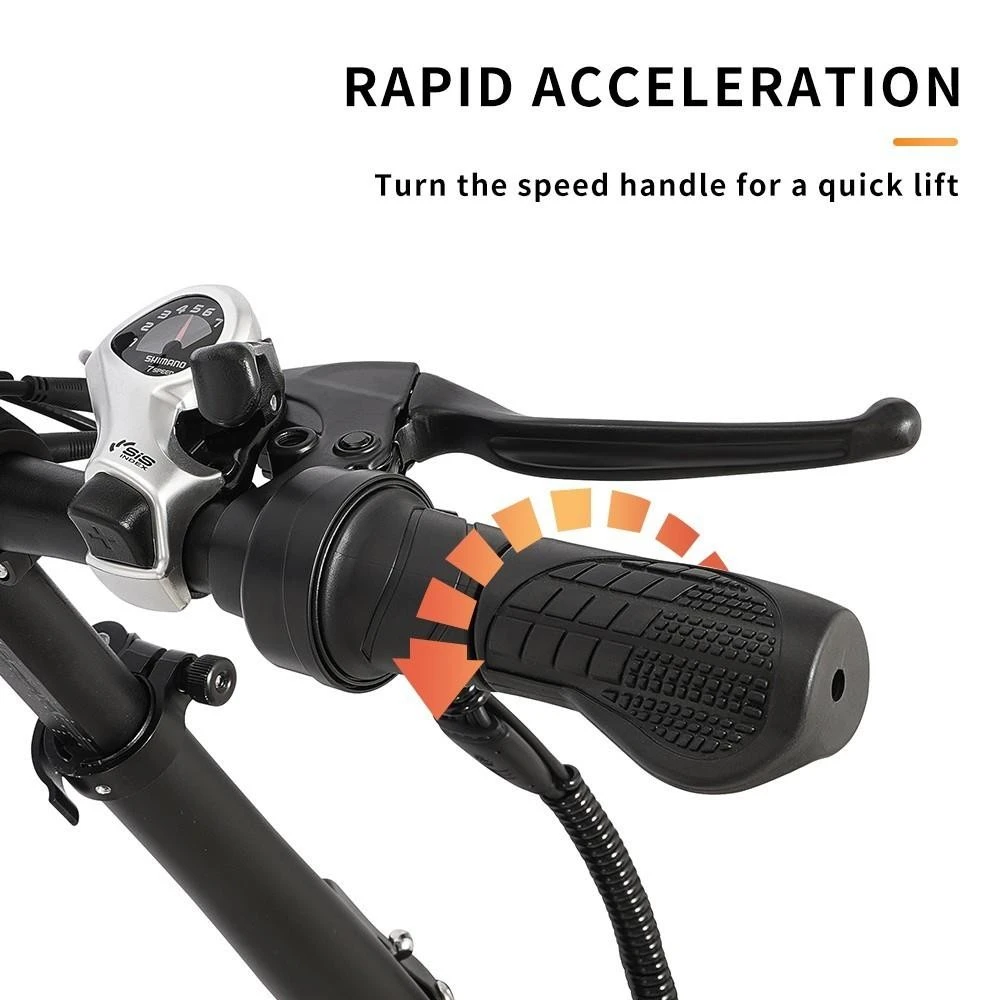 DrveTion AT20 Bicicletă electrică pliabilă 20*4.0 inch Anvelopă grasă 48V 10Ah Baterie Samsung 40-60km Rază 750W Motor 45km/h Viteză maximă Frână pe disc