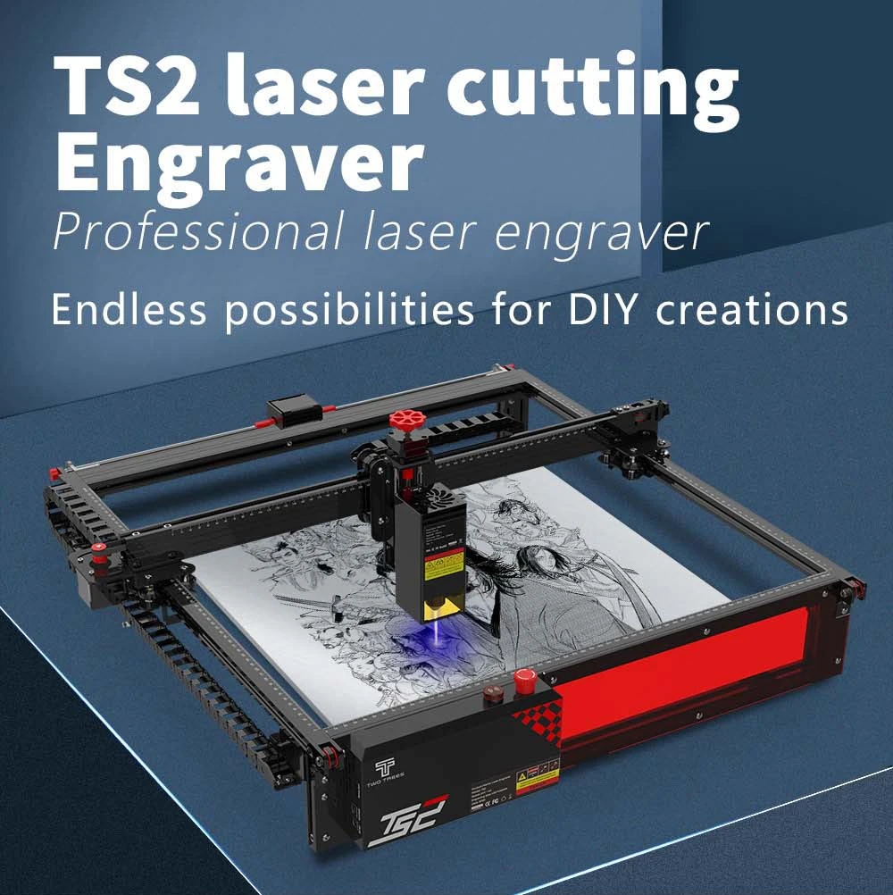 DVA STABLA TS2 laserski rezač 20W