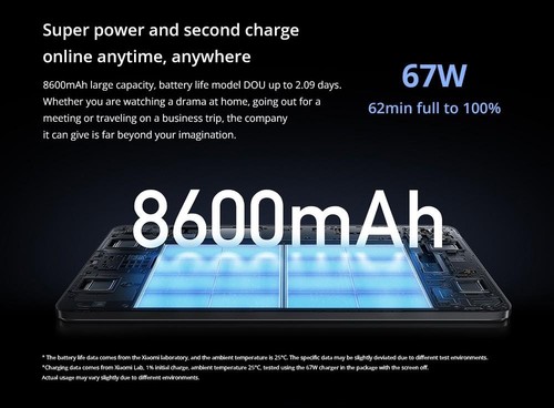 Xiaomi Pad 6 Pro CN Version Snapdragon 8+ Processor 12+256G Gold
