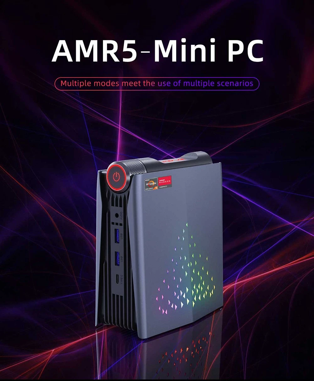 Geekbuying : OUVIS AMR5 Mini PC AMD Ryzen 5 5700U (16 Go DDR4 & 512 Go SSD)  à 274,61 € (boutique) et avec livraison gratuite - Actualités par Xiaomi  Miui Hellas