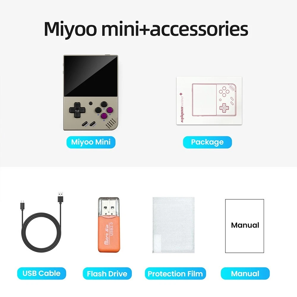 Κονσόλα παιχνιδιών MIYOO Mini Plus 64GB - Γκρι