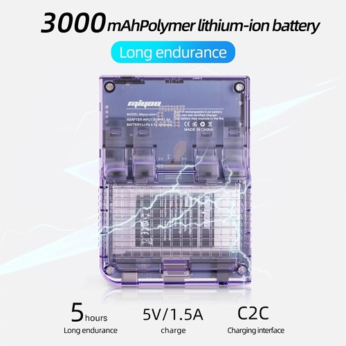 MIYOO Mini Plus Game Console 64GB Purple