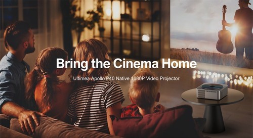 Ultimea Apollo P40 Native 1080P LCD Projector 700LM