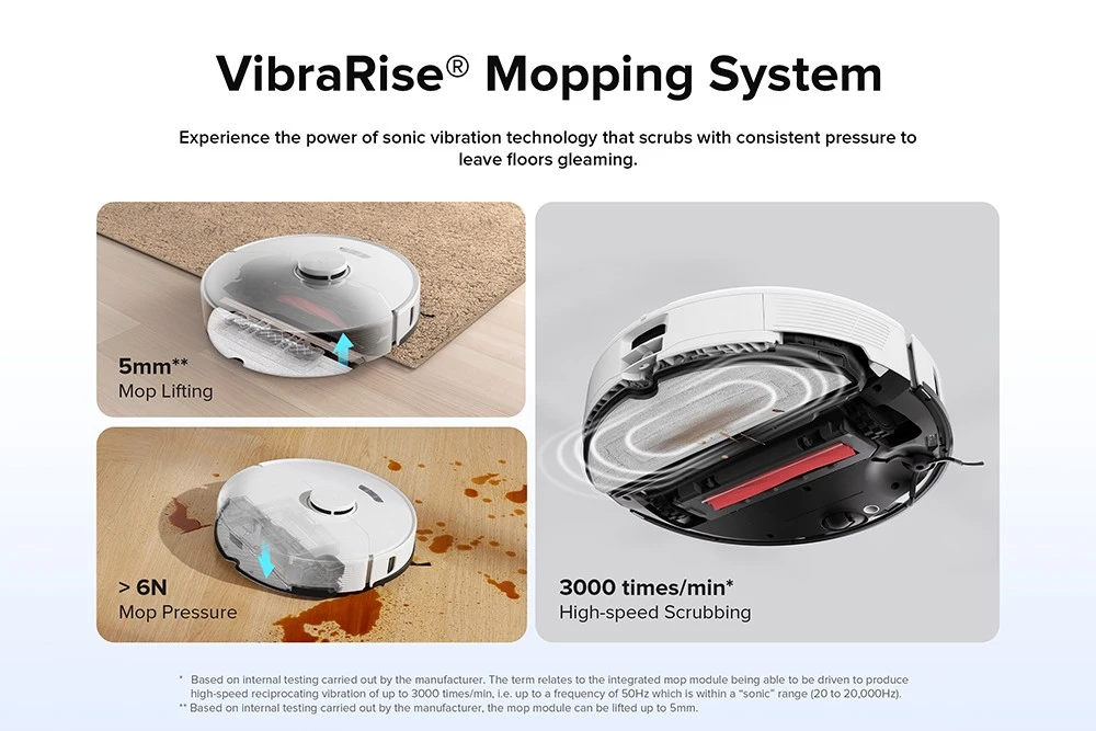 Roborock S7 Max Ultra Robot Vacuum Cleaner, 5500Pa Suction, Auto Drying, Self-Cleaning & Emptying, VibraRise Mopping, Reactive Tech Obstacle Avoidance, Fast & Off-peak Charging - White