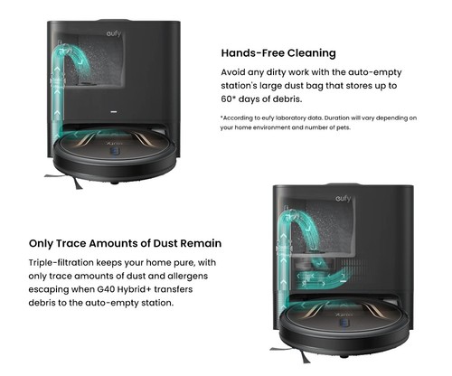 eufy Clean G40 Hybrid+ Robot Vacuum Cleaner