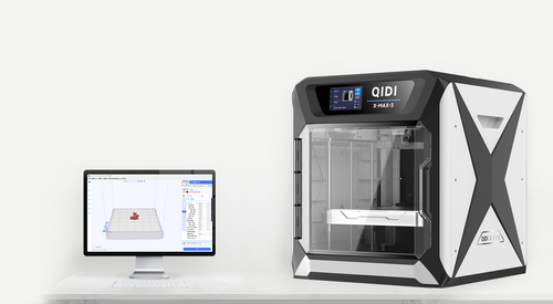 QIDI TECH X-Max 3 3D Printer, Auto Levelling, 600mm/s Printing Speed, Flexible HF Board, Chamber Circulation Fan, Filament Detection, Dryer Box, 325*325*315mm