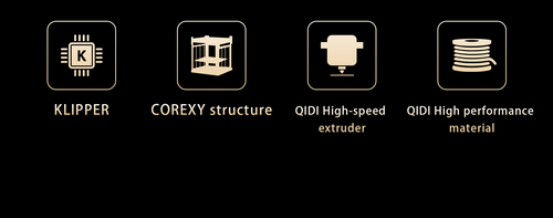 QIDI TECH X-Max 3 3D Printer, Auto Levelling, 600mm/s Printing Speed, Flexible HF Board, Chamber Circulation Fan, Filament Detection, Dryer Box, 325*325*315mm