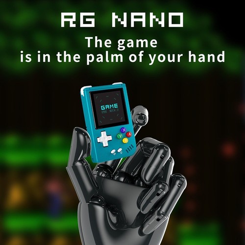 ANBERNIC RG Nano Handheld Game Console 64GB TF Card Blue