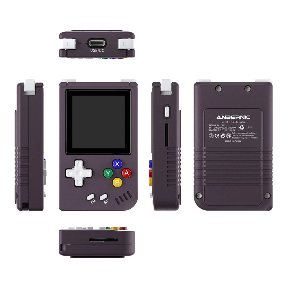 よち　RG NANO パープル 64G 未使用品 ANBERNIC RG Nano ゲームコンソール 64GB パープル