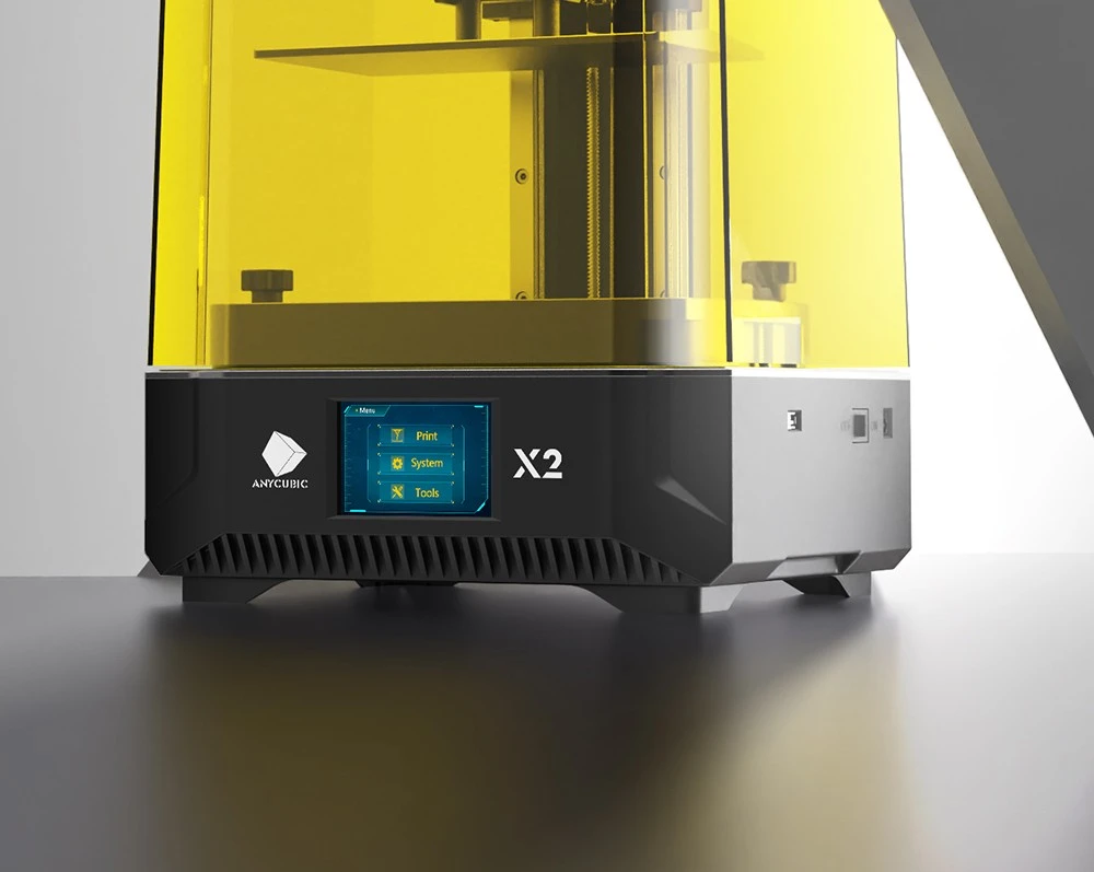 Stampante 3D in resina Anycubic Photon Mono X2, schermo 4K+ da 9,1 pollici, velocità di stampa massima 60 mm/h, Anycubic LighTurbo, controllo touch TFT da 3,5 pollici, 200x196x122 mm