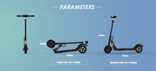 KuKirin S3 Pro Electric Scooter 8in Honeycomb Tire 250W Motor 25km/h Max Speed 7.5Ah Battery 30km Mileage