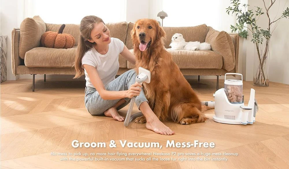 Neakasa P2 Pro Dog Grooming Kit & Vacuum for Dogs Cats | Vacuum For Pet Hair