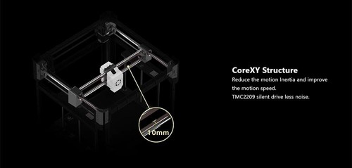 QIDI TECH X-Max 3 3D Printer, Auto Levelling, 600mm/s Printing Speed, Flexible HF Board, Chamber Circulation Fan, Filament Detection, Dryer Box, 325*325*315mm