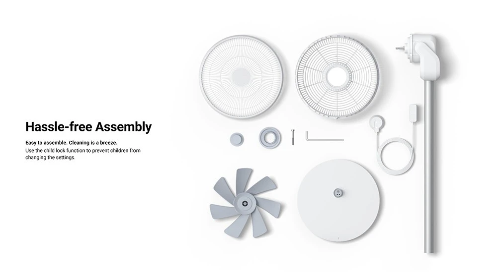 Smartmi Air Circulator Standing Fan, 100 Levels Fan Speed, Magnetic Charging, HD LED Display, Up to 40 Hours Runtime, App/ Voice/Remote Control