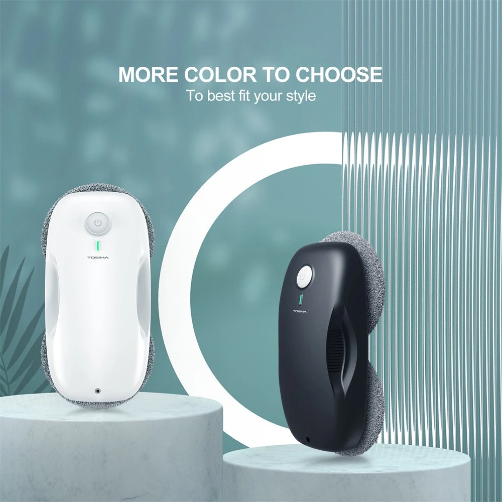 TOSIMA W2 窓掃除ロボット ブラック