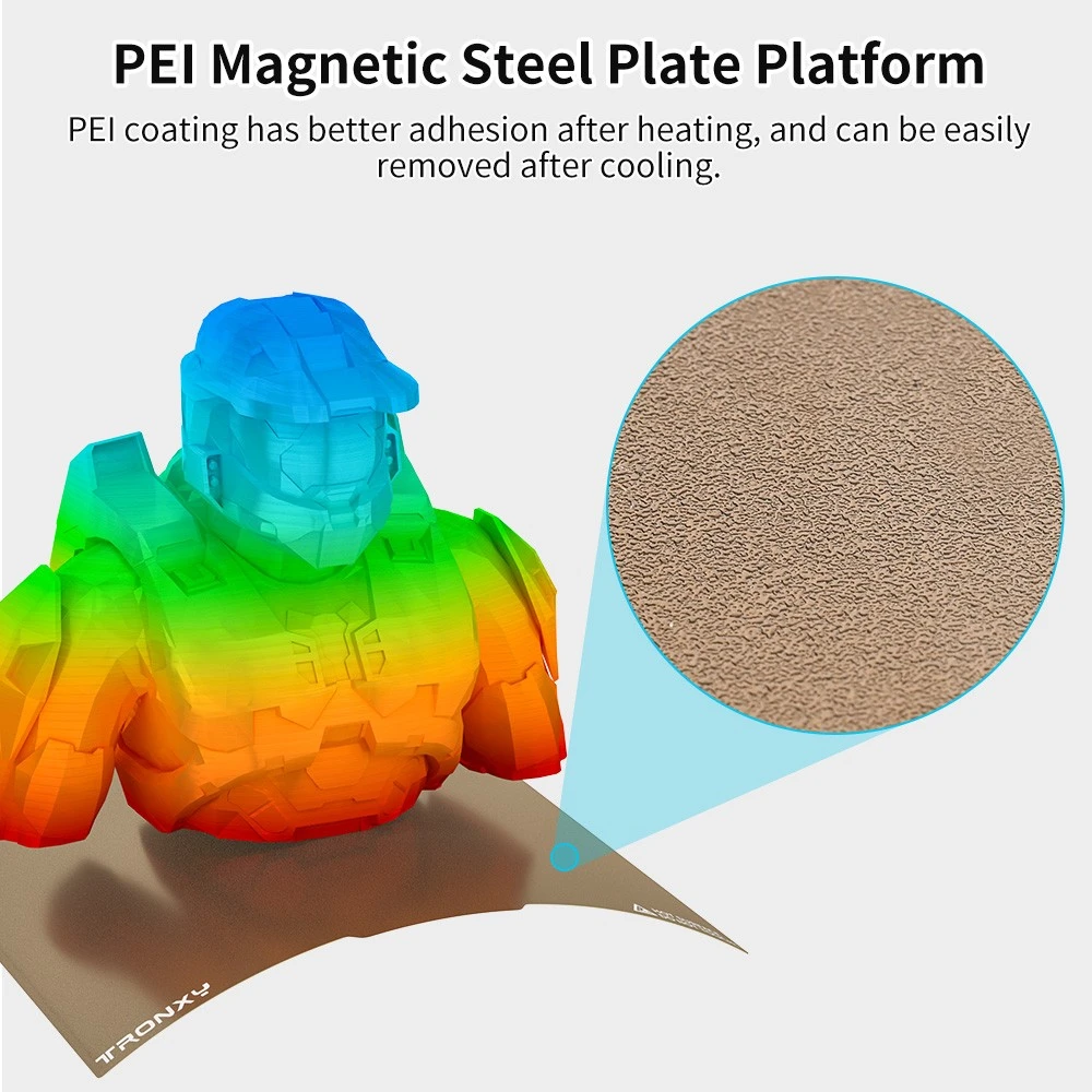 Imprimante 3D TRONXY VEHO 600, mise à niveau automatique, extrudeuse directe, lit chauffant en silicone, impression muette, détection de filament, reprise de l'impression, écran tactile, 600*600*600mm